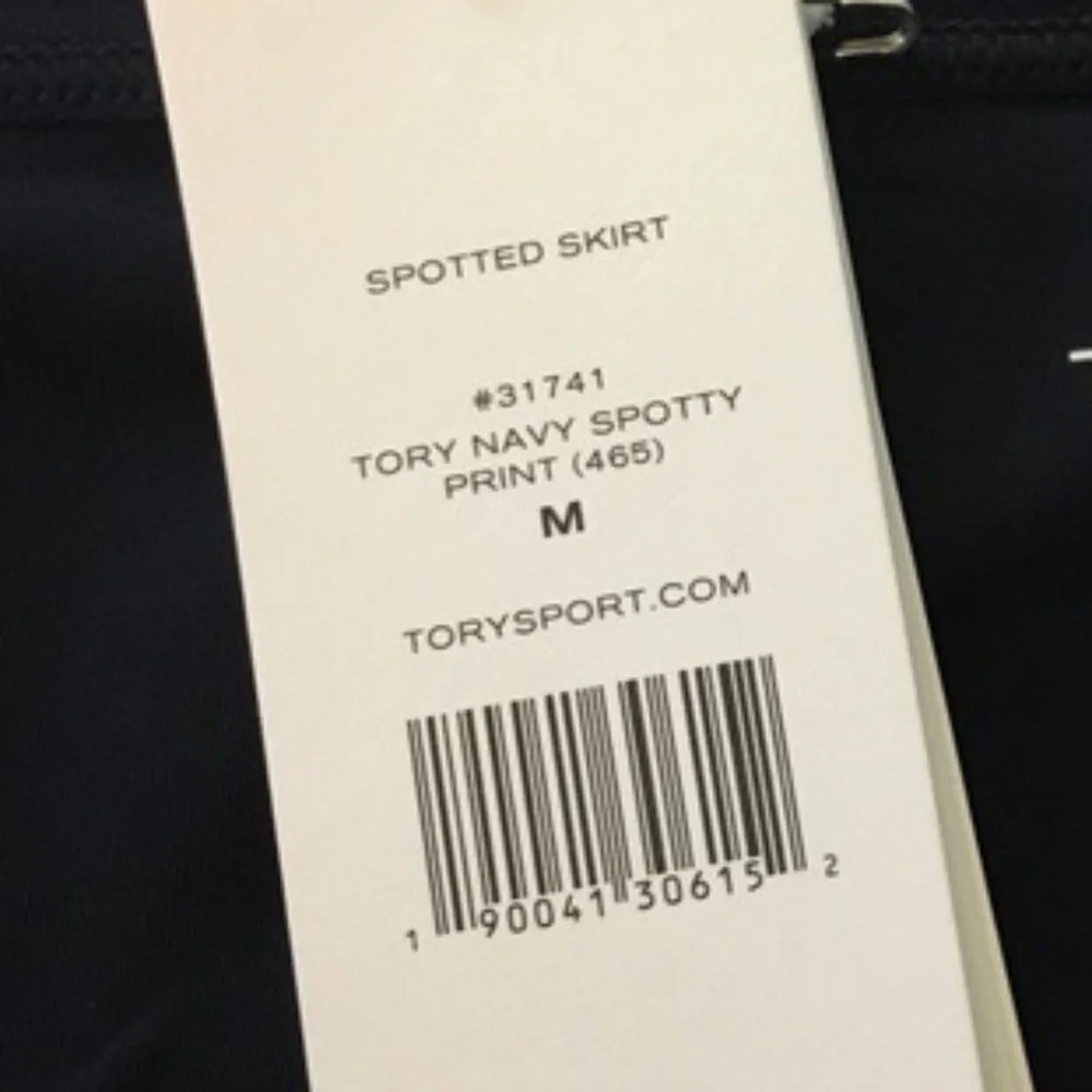 Tory Burch Sport NWOT Spotted Skort (M)
